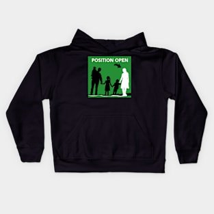 mom position open Kids Hoodie